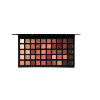 PAC Rock & Rose Eyeshadow Palette - Blendable Mattes, Shimmers & Chromes, Perfect Transition Shades