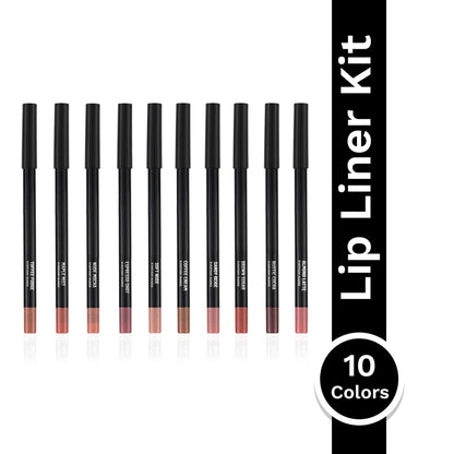 PAC 24H Lip Liner Kit Everyday Nude - 24H Comfortable Wear, Highly Pigmented, Waterproof Smudgeproof