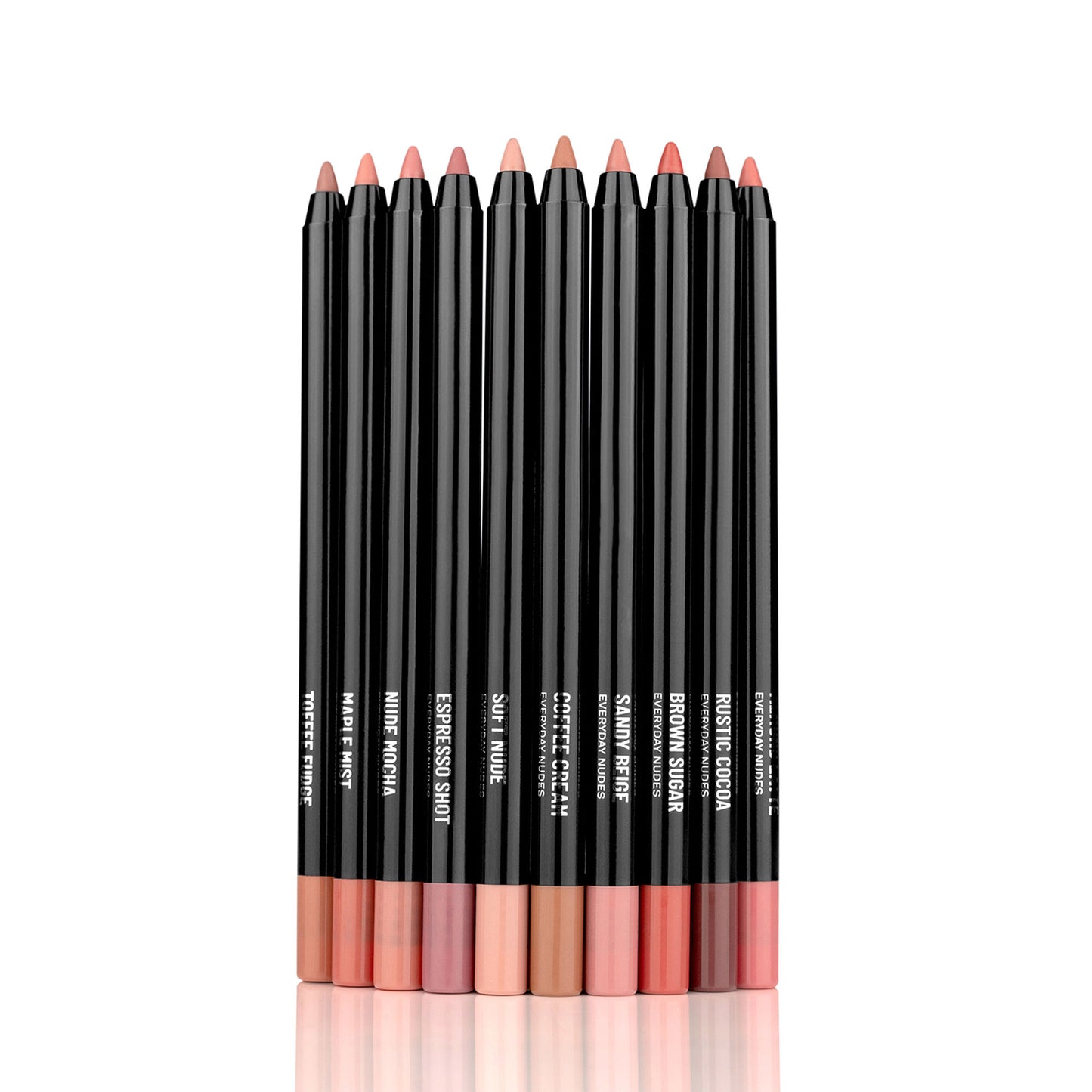PAC 24H Lip Liner Kit Everyday Nude - 24H Comfortable Wear, Highly Pigmented, Waterproof Smudgeproof