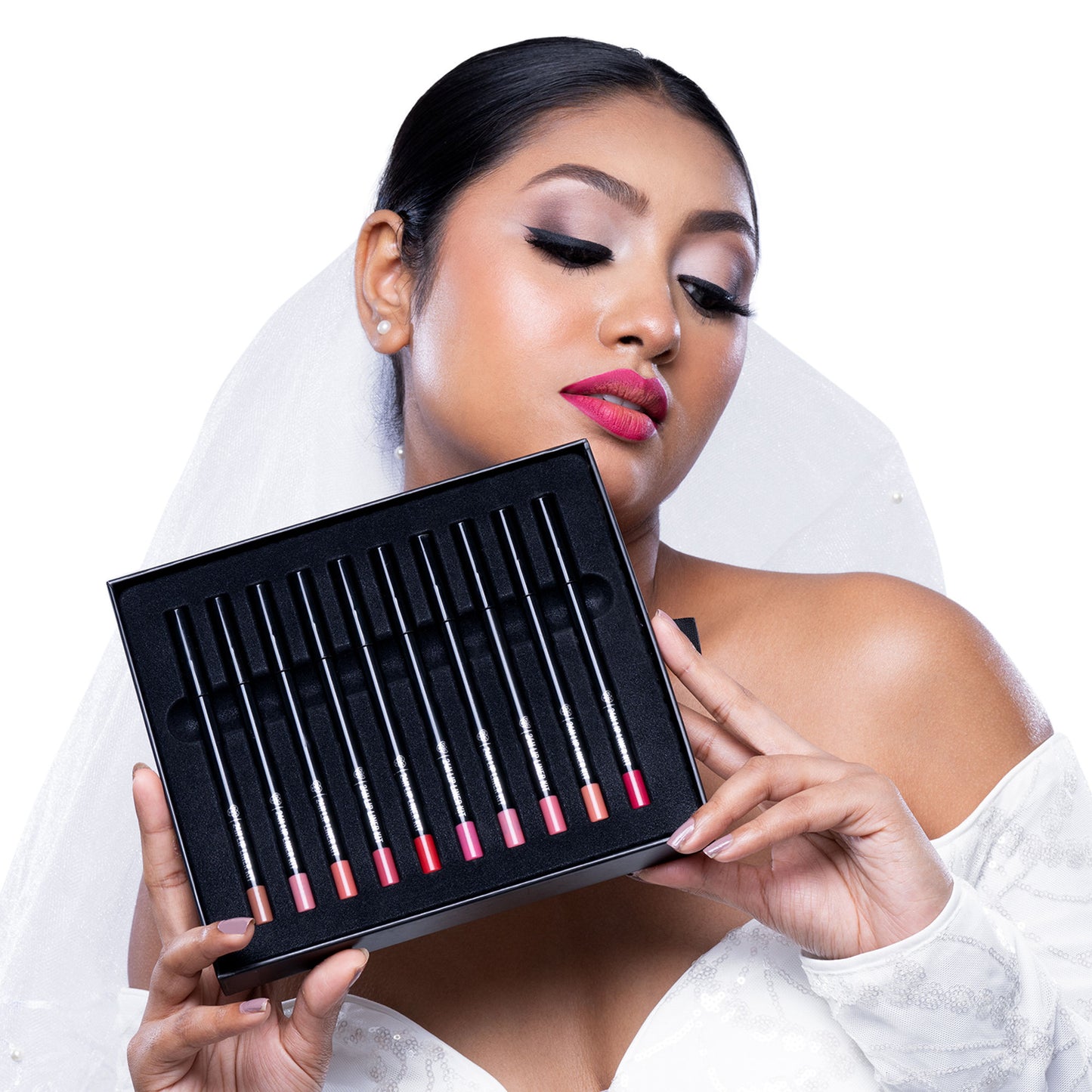 PAC 24H Lip Liner Kit Bridal - 24H Comfortable Wear, Highly Pigmented, Waterproof & Smudgeproof