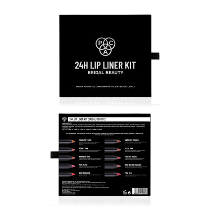 PAC 24H Lip Liner Kit Bridal - 24H Comfortable Wear, Highly Pigmented, Waterproof & Smudgeproof