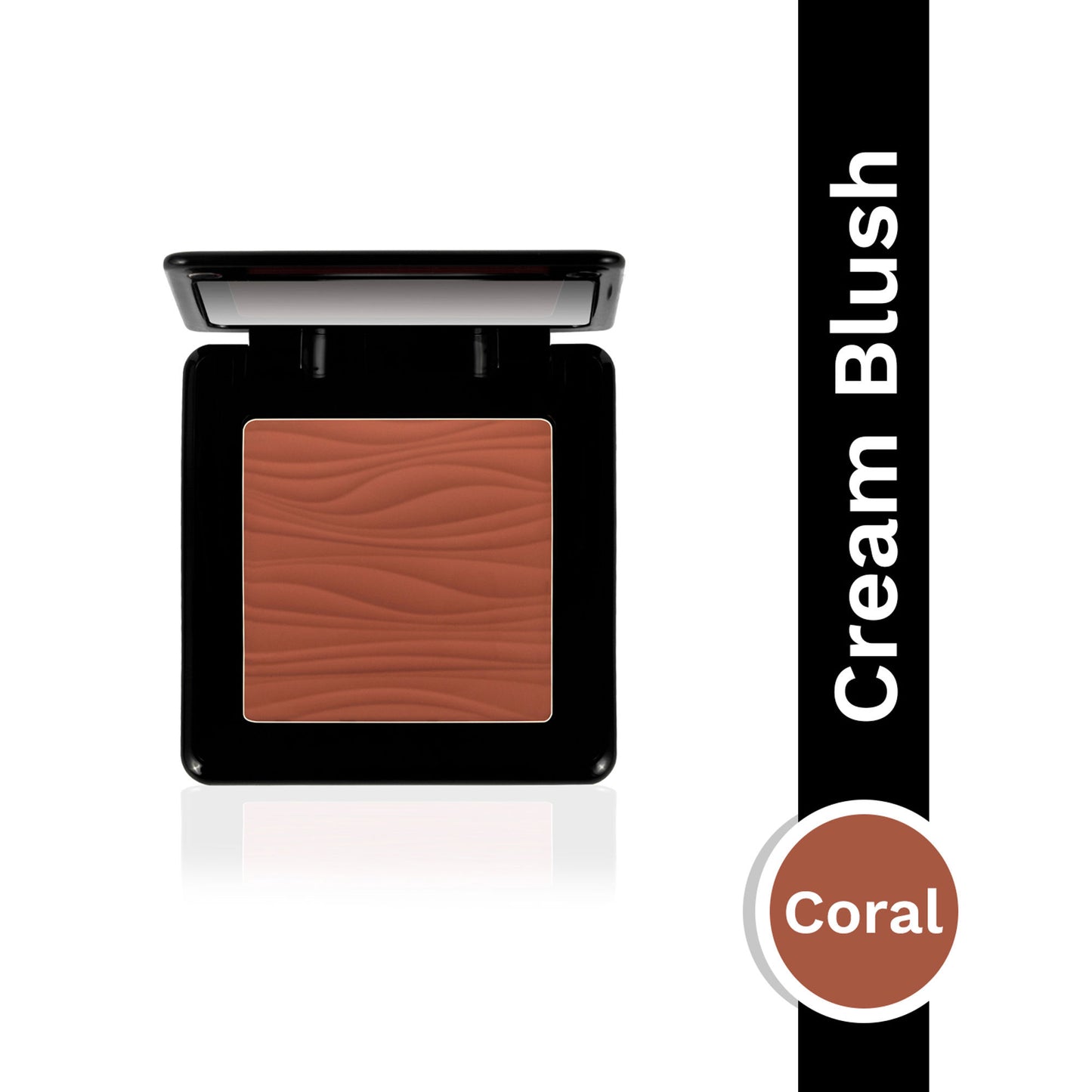 PAC Spotlight Cream Blush - Intensely Pigmented, Blendable, Long Lasting Velvet Finish - Coral