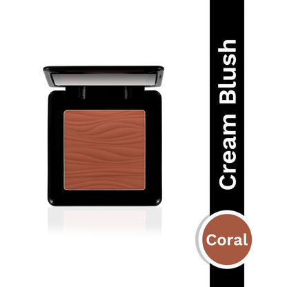 PAC Spotlight Cream Blush - Intensely Pigmented, Blendable, Long Lasting Velvet Finish - Coral