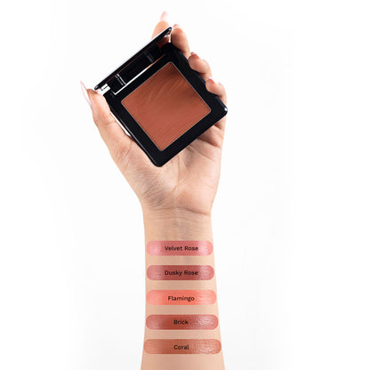 PAC Spotlight Cream Blush - Intensely Pigmented, Blendable, Long Lasting Velvet Finish - Coral