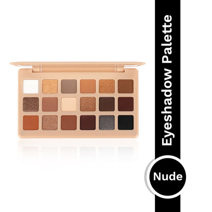 PAC On The Go Glam Eyeshadow Palette - Intense Pigment, Blends Flawlessly, One Swipe Payoff - Nude