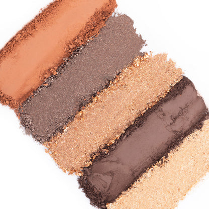PAC On The Go Glam Eyeshadow Palette - Intense Pigment, Blends Flawlessly, One Swipe Payoff - Nude
