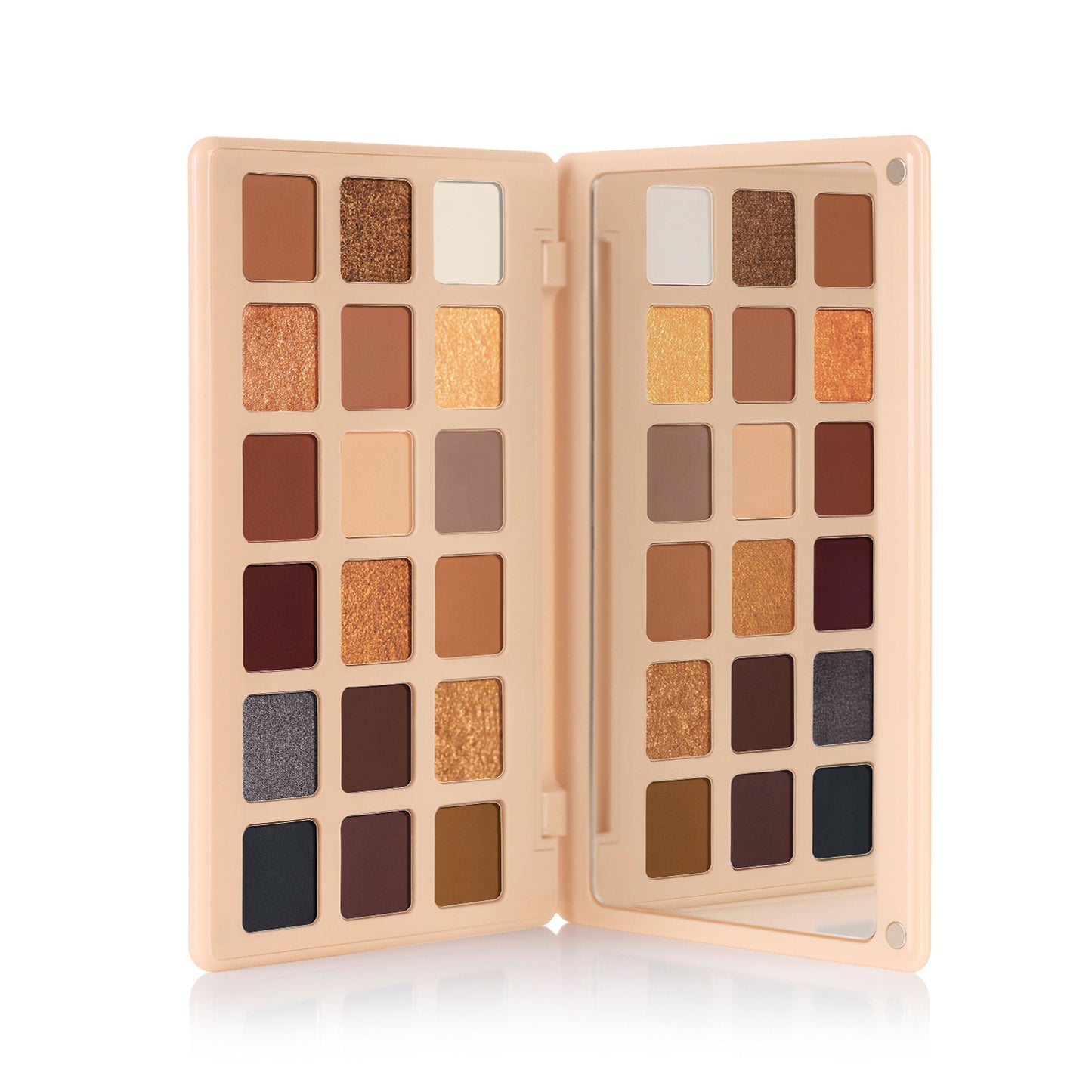 PAC On The Go Glam Eyeshadow Palette - Intense Pigment, Blends Flawlessly, One Swipe Payoff - Nude