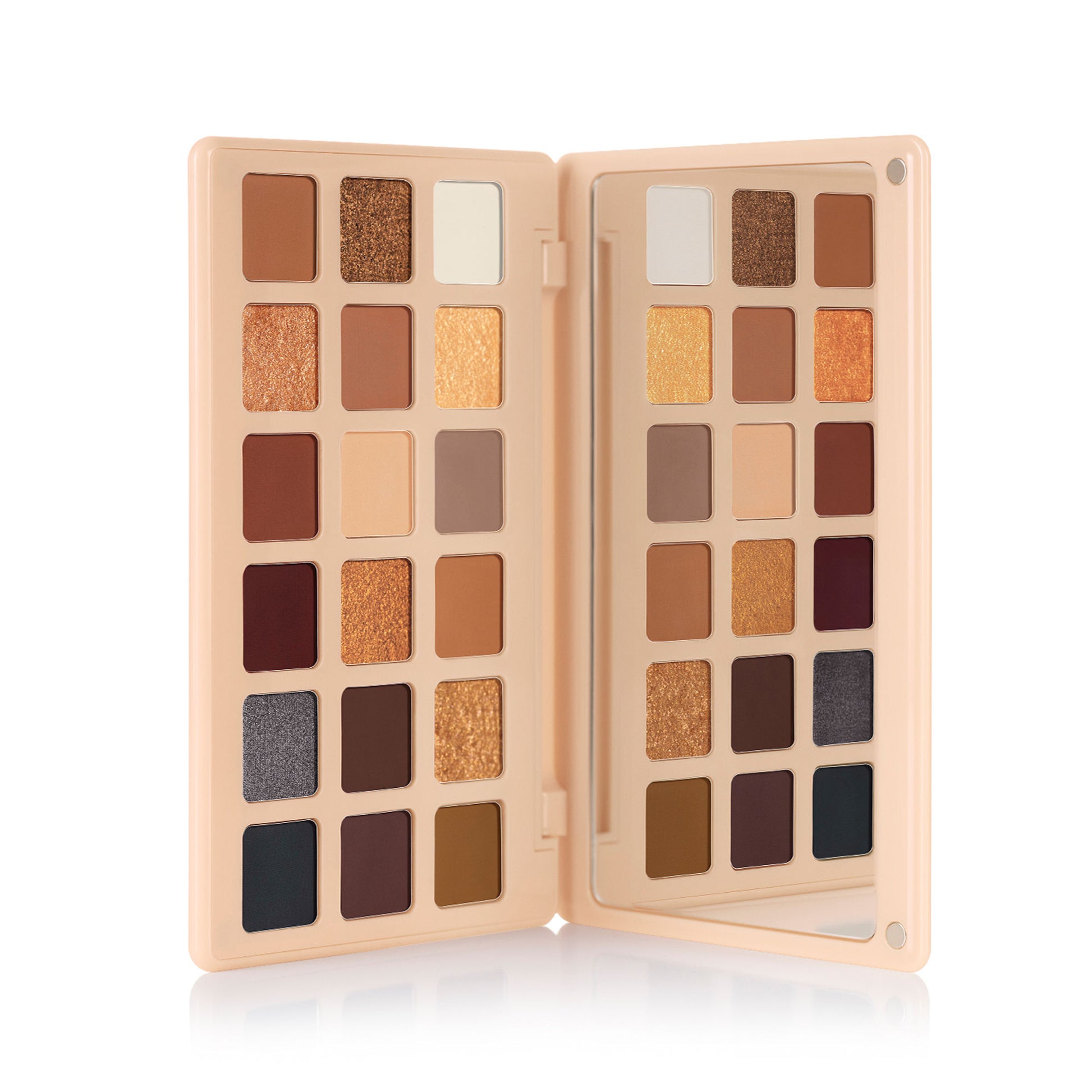 PAC On The Go Glam Eyeshadow Palette - Intense Pigment, Blends Flawlessly, One Swipe Payoff - Nude