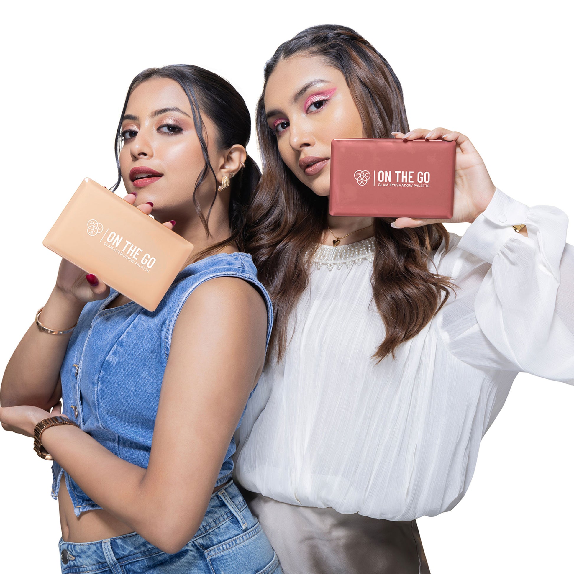 PAC On The Go Glam Eyeshadow Palette - Intense Pigment, Blends Flawlessly, One Swipe Payoff - Mauve