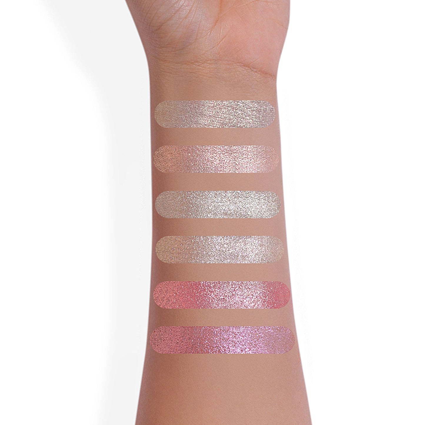 PAC Spotlight Duo Chrome Highlighter Palette - Silky Smooth Blendable Multi Chromes, Intense Payoff