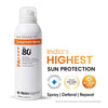SkinInspired Invishield 365 Body Sunscreen Spray SPF 80+ PA++++