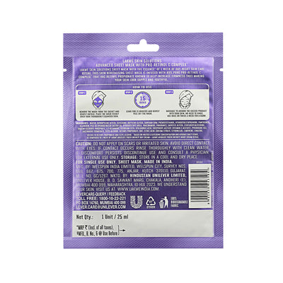 Lakme Skin Solutions Sheet Mask - Anti-Aging