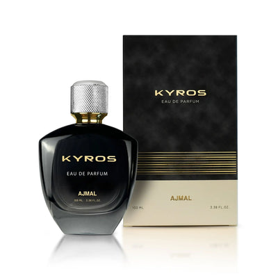 Ajmal Kyros EDP Perfume Woody Aquatic Long Lasting Scent premium Giftset for Men
