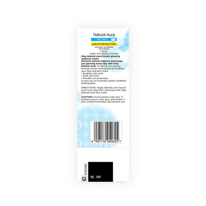 Olay Natural White Instant Glowing Fairness Skin Cream with UV Protection