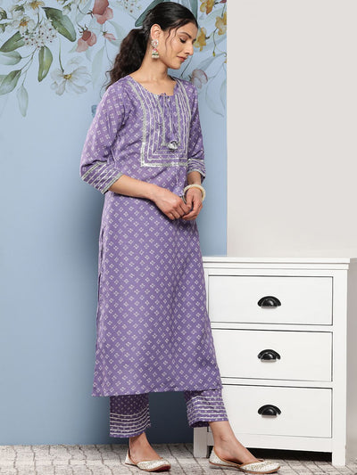 Indyancart VA Women's Bandhani Printed Kurta With Trousers & Dupatta