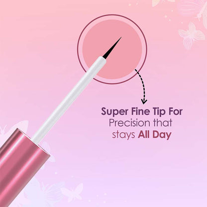 GLAM21 Flutterfly Matte Eyeliner - Black