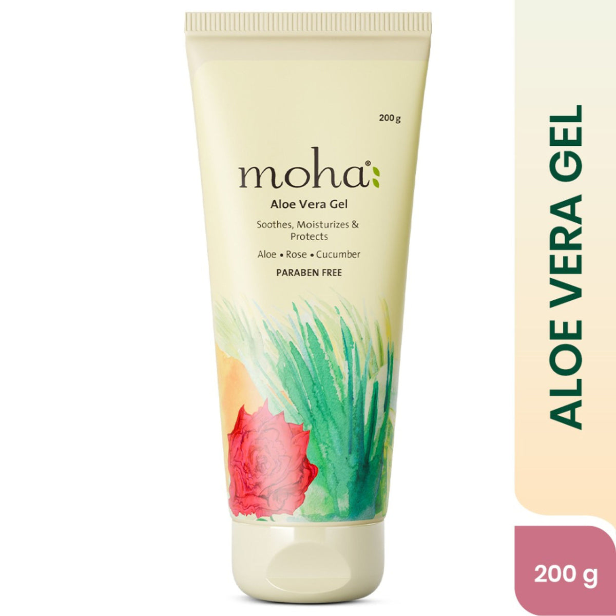 Moha Enriched With Rose And Cucumber Aloe Vera Gel