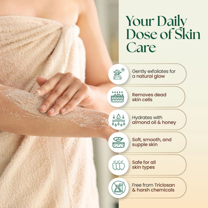 Moha Scrub Soap Exfoliate For Soft Youthful And Radiant Skin
