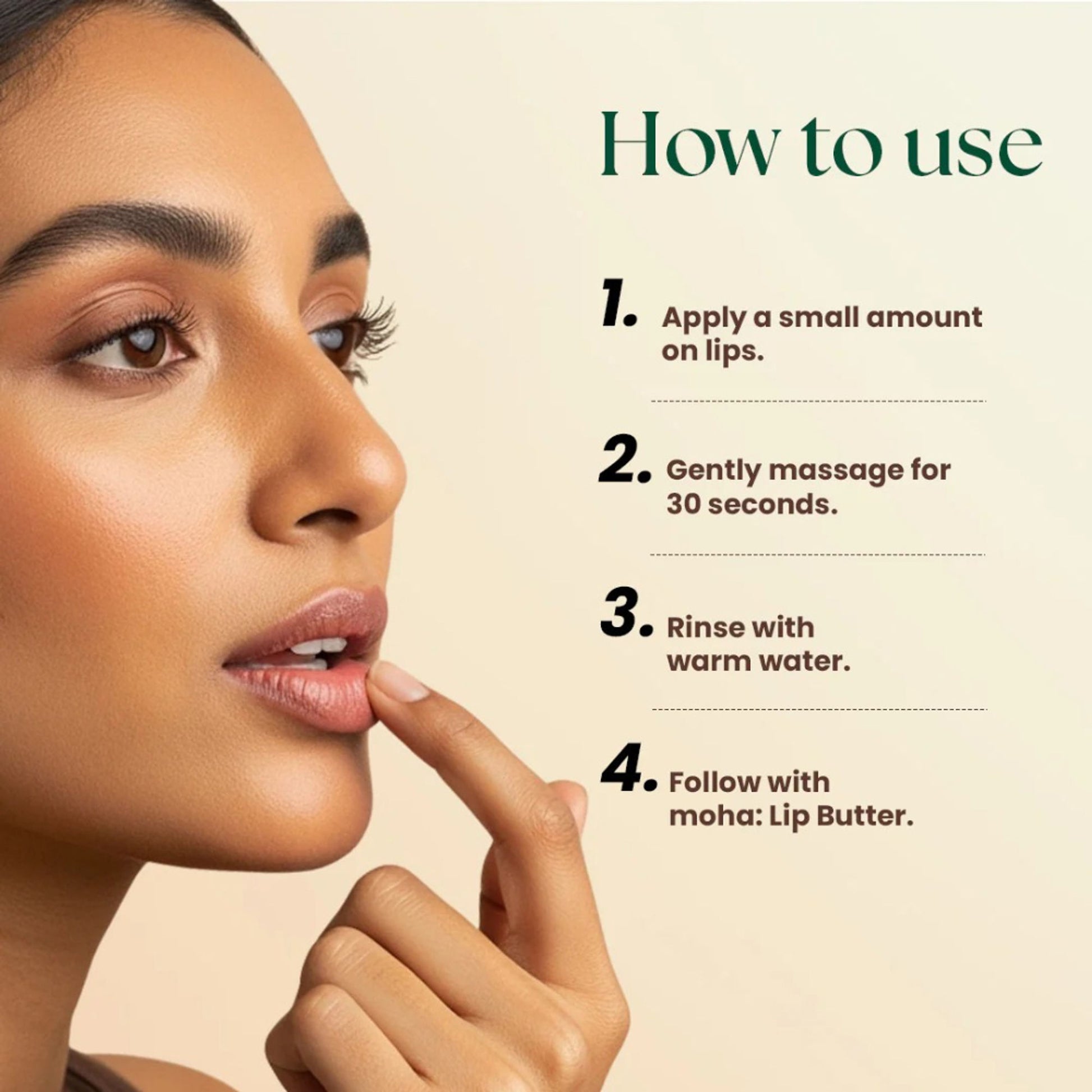 Moha Lip Scrub Exfoliate And Hydrate Lips For Soft Plump Lips