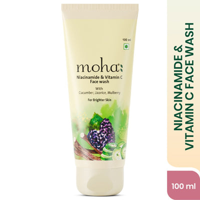 Moha Niacinamide And Vitamin C Brightening Face Wash Cleanse And Brighten Skin