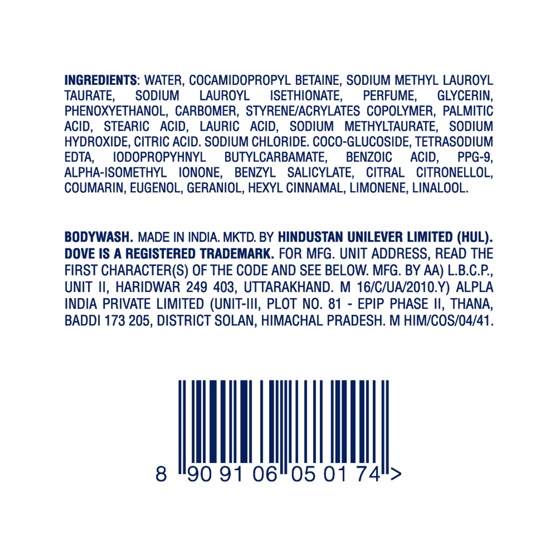 Dove Dryness Care Bodywash With Triple Hydration Serum
