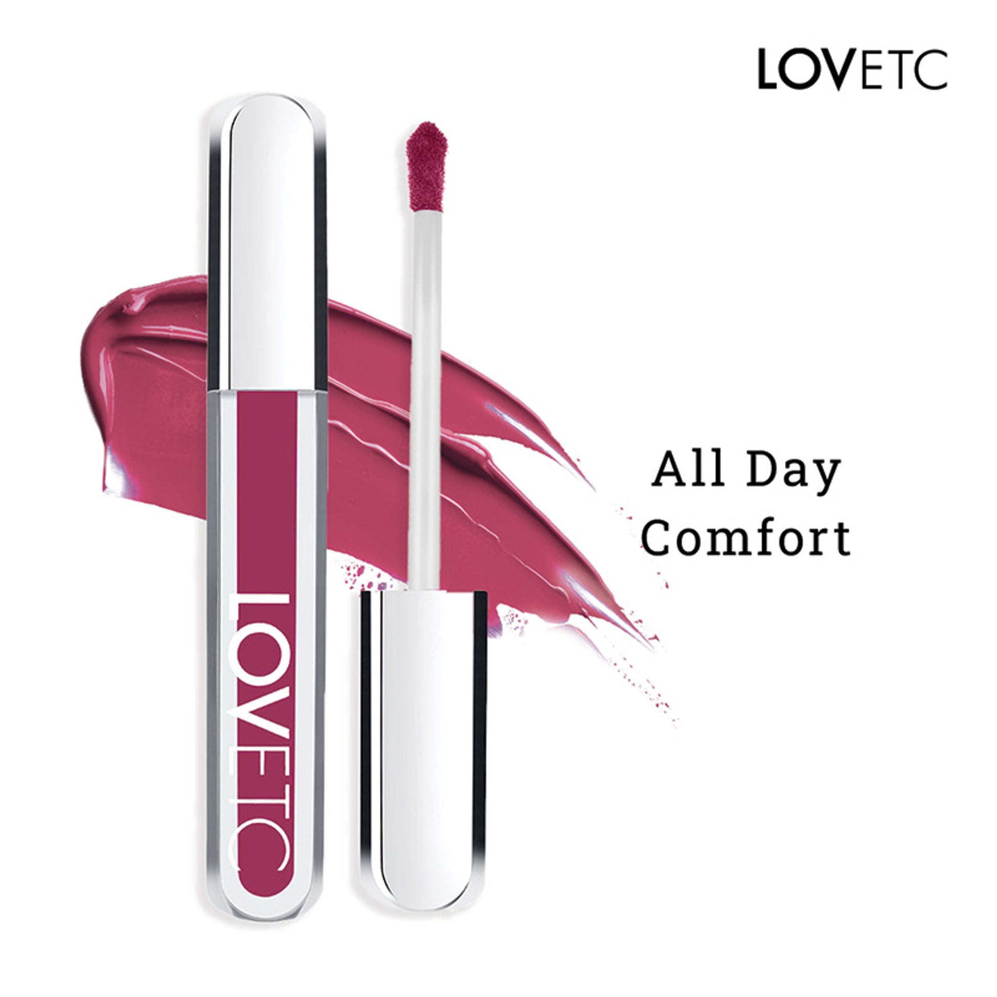 LOVETC Zero Gravity Lip Crème, Longwear & Transfer Proof, With Hyaluronic Acid - Karaoke Night