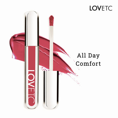 LOVETC Zero Gravity Lip Crème, Longwear & Transfer Proof, With Hyaluronic Acid - Inside Jokes