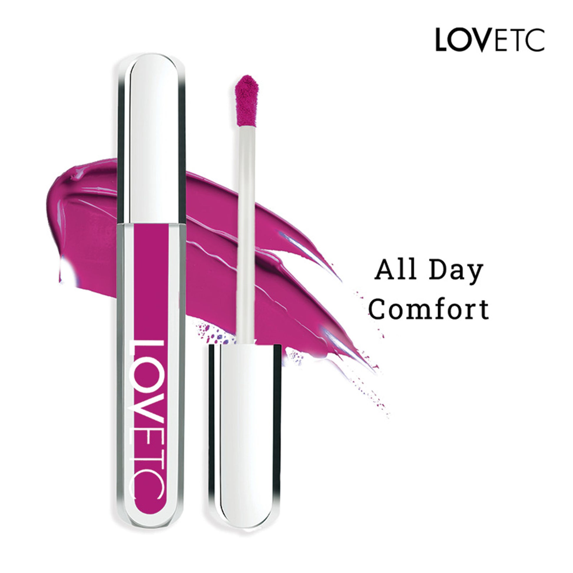 LOVETC Zero Gravity Lip Crème, Longwear & Transfer Proof, With Hyaluronic Acid - Gossip Session