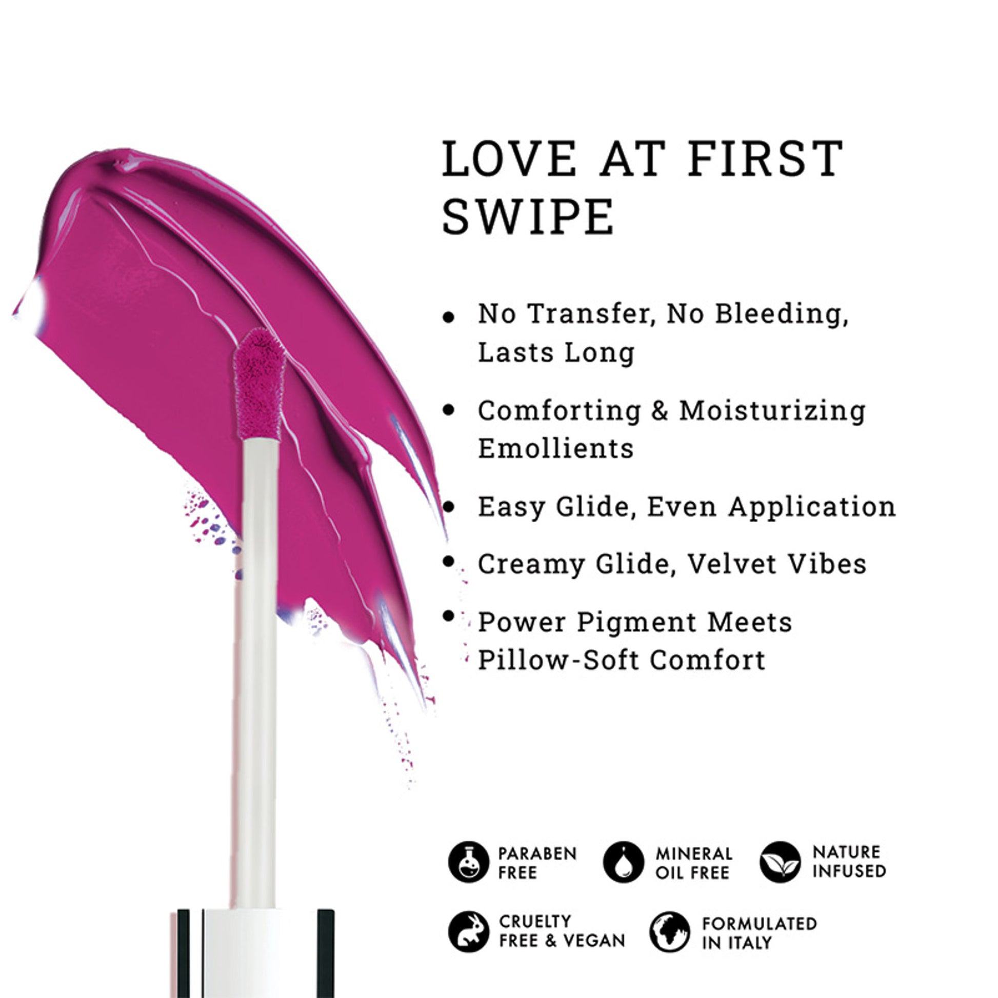 LOVETC Zero Gravity Lip Crème, Longwear & Transfer Proof, With Hyaluronic Acid - Gossip Session