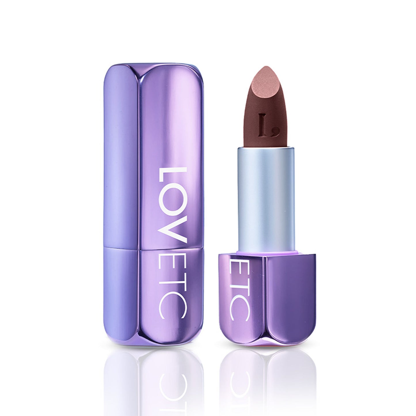 LOVETC High Definition Matte Lipstick, Transfer-Proof & Non-Drying - Espresso Clock