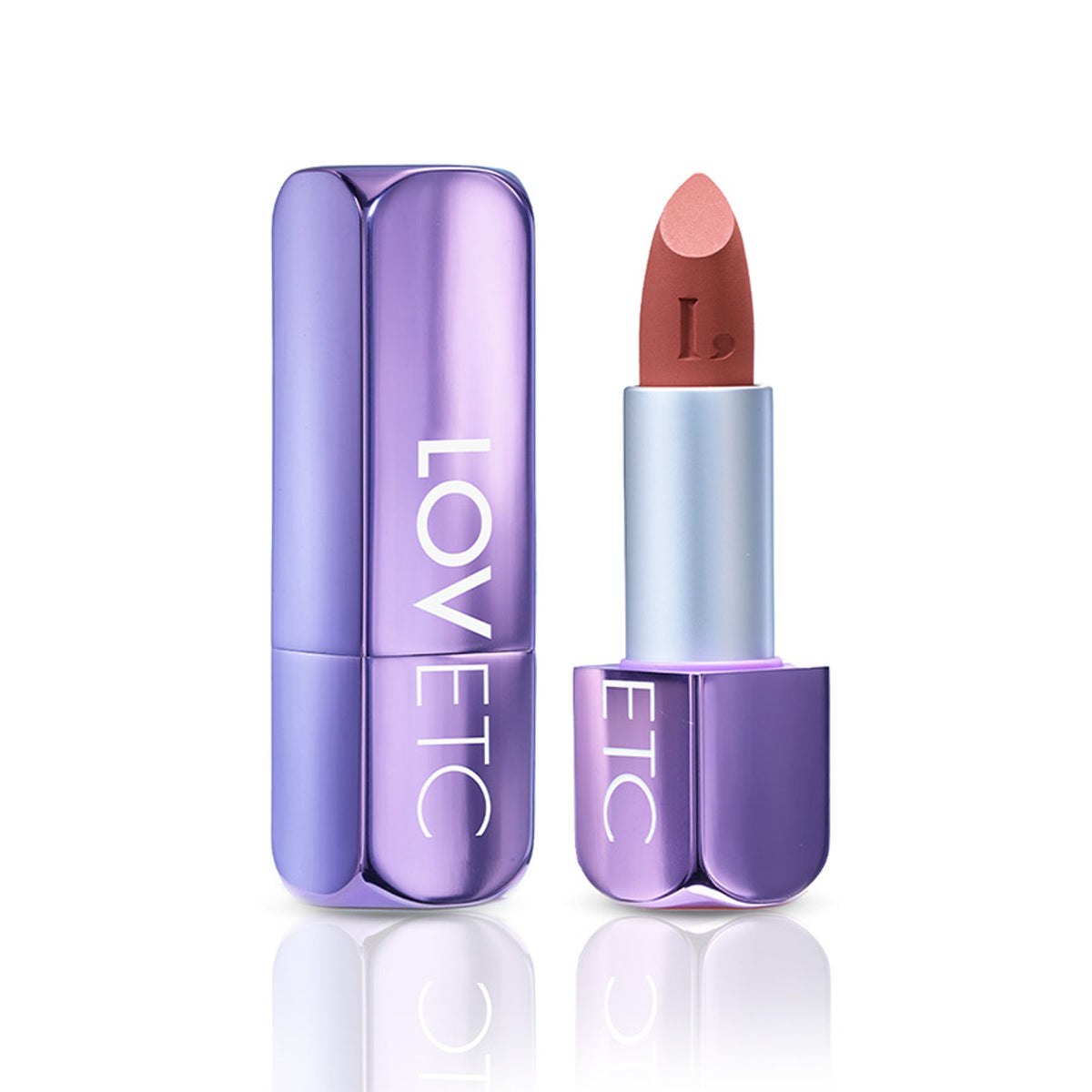 LOVETC High Definition Matte Lipstick in Princess Treatment, transfer-proof and non-drying, with rich, vibrant color.