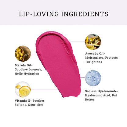 LOVETC High Definition Matte Lipstick, Transfer-Proof & Non-Drying - Passion Project