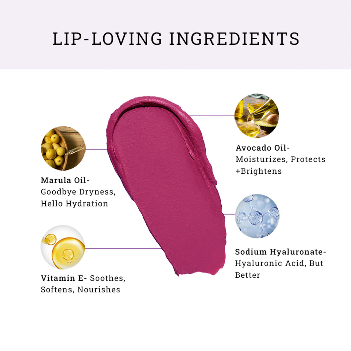 LOVETC High Definition Matte Lipstick in Birthday Blush, transfer-proof and non-drying, with a smooth, vibrant pink lipstick application.