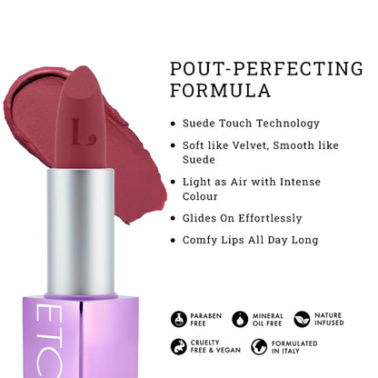 LOVETC High Definition Matte Lipstick, Transfer-Proof & Non-Drying - Take A Chance