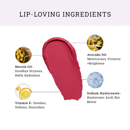 LOVETC High Definition Matte Lipstick, Transfer-Proof & Non-Drying - Call The Shots