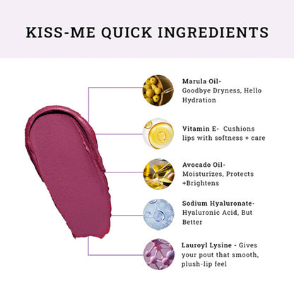 LOVETC HD Matte Mini Lipstick Transfer-Proof, Hydrating - Wild Crush
