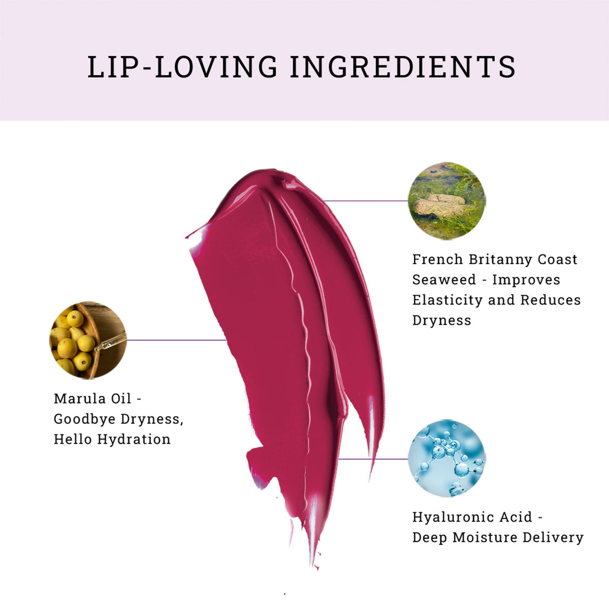 LOVETC Zero Gravity Mini Lip Crème with hyaluronic acid, longwear, transfer-proof, in Inside Jokes shade, displayed in a sleek tube.