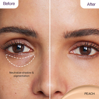 LOVETC Creamy Comfort Corrector, Full Coverage & Crease-Resistant, With Ceramides - Peach