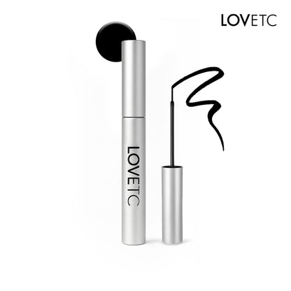 LOVETC Demi-Matte Waterproof Liquid Eyeliner, 24-Hr Longwear & Smudge Proof - Little Black Day