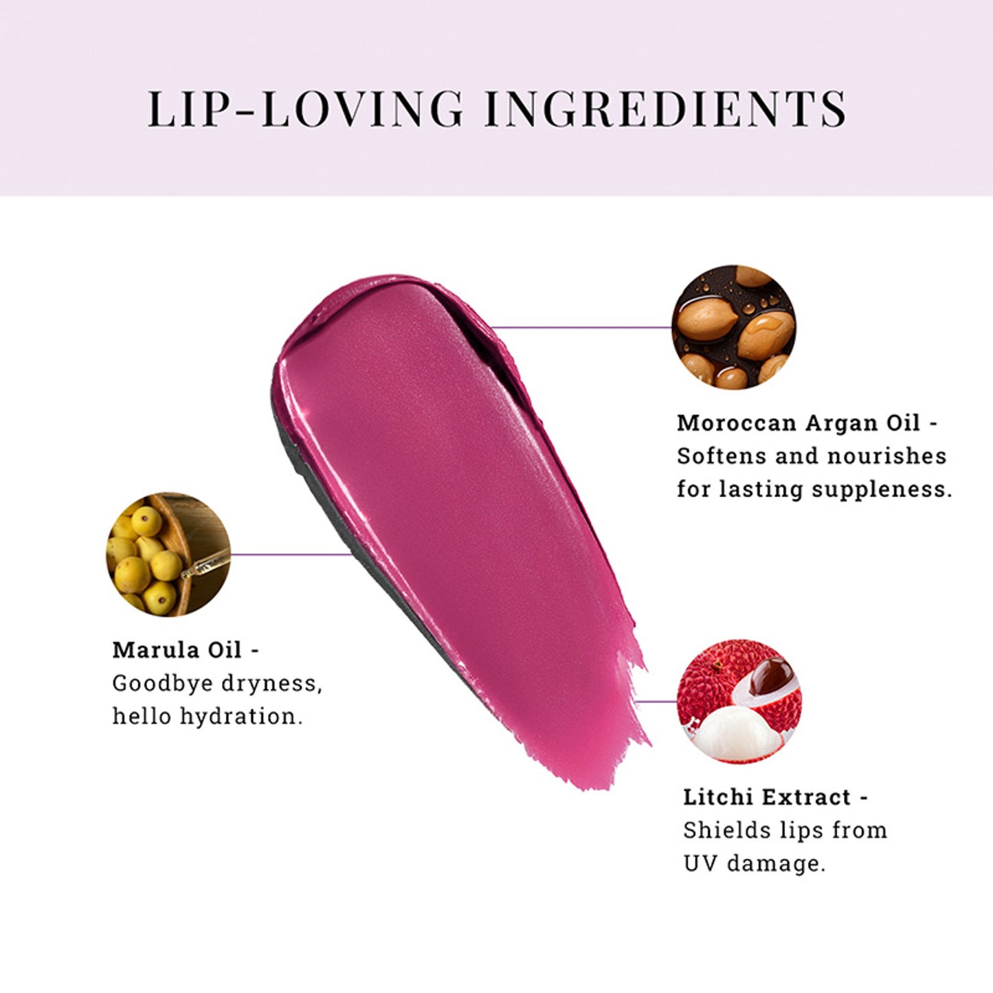 LOVETC Moisture Shine Lipstick, High Gloss, Ultra-Creamy & Non-Sticky - Sugar Rush
