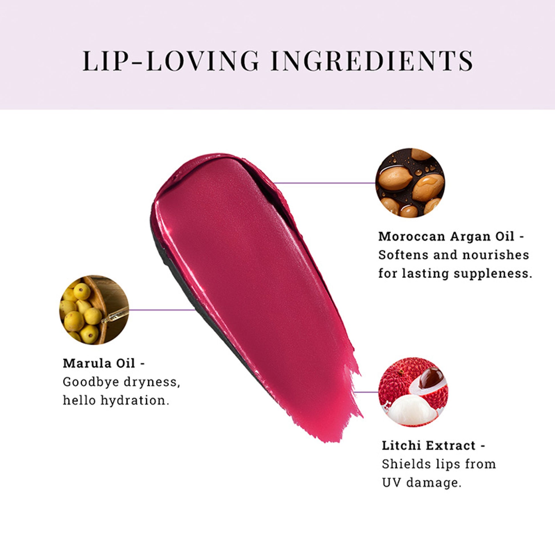 LOVETC Moisture Shine Lipstick, High Gloss, Ultra-Creamy & Non-Sticky - Cherry On Top
