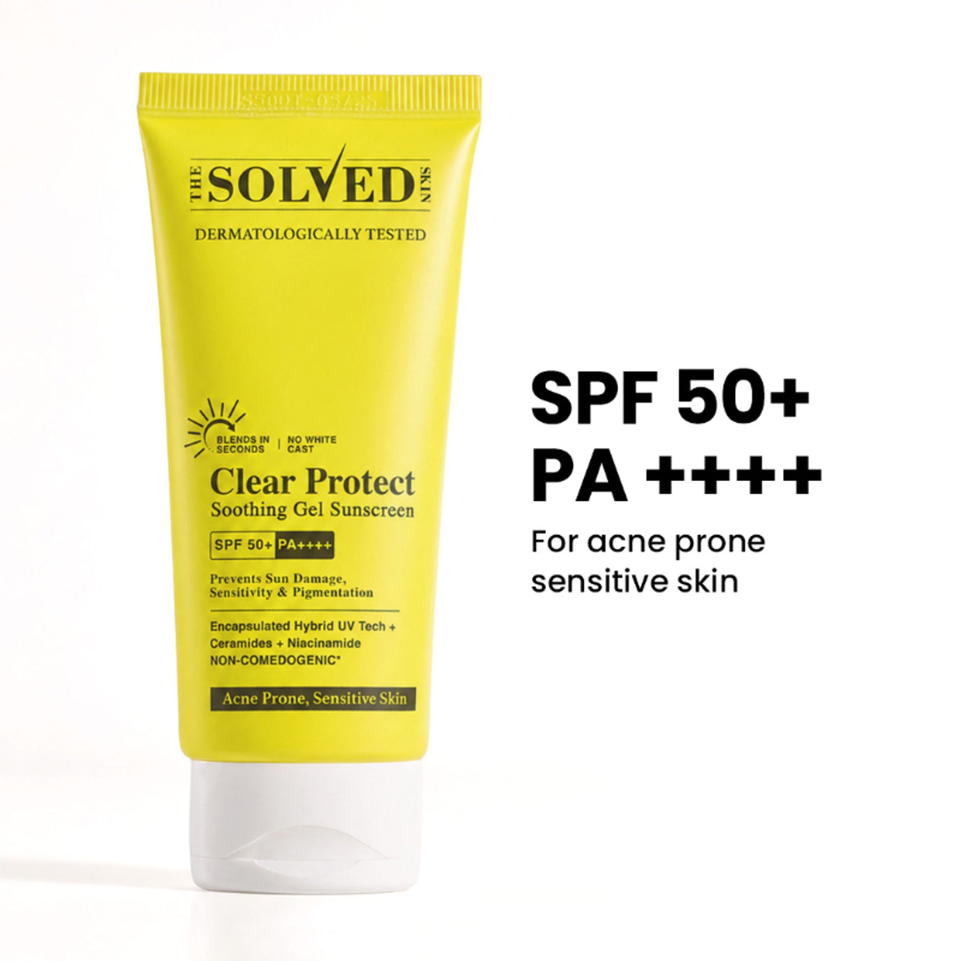 The Solved Skin Clear Protect Gel Sunscreen