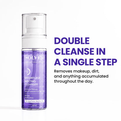The Solved Skin Effortless Melting Cleanser