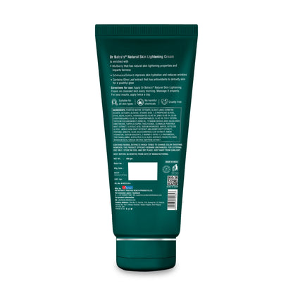 Dr Batras Natural Skin Lightening Day Cream Enriched with Mulberry Extract for Brighter skin