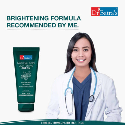 Dr Batras Natural Skin Lightening Day Cream Enriched with Mulberry Extract for Brighter skin