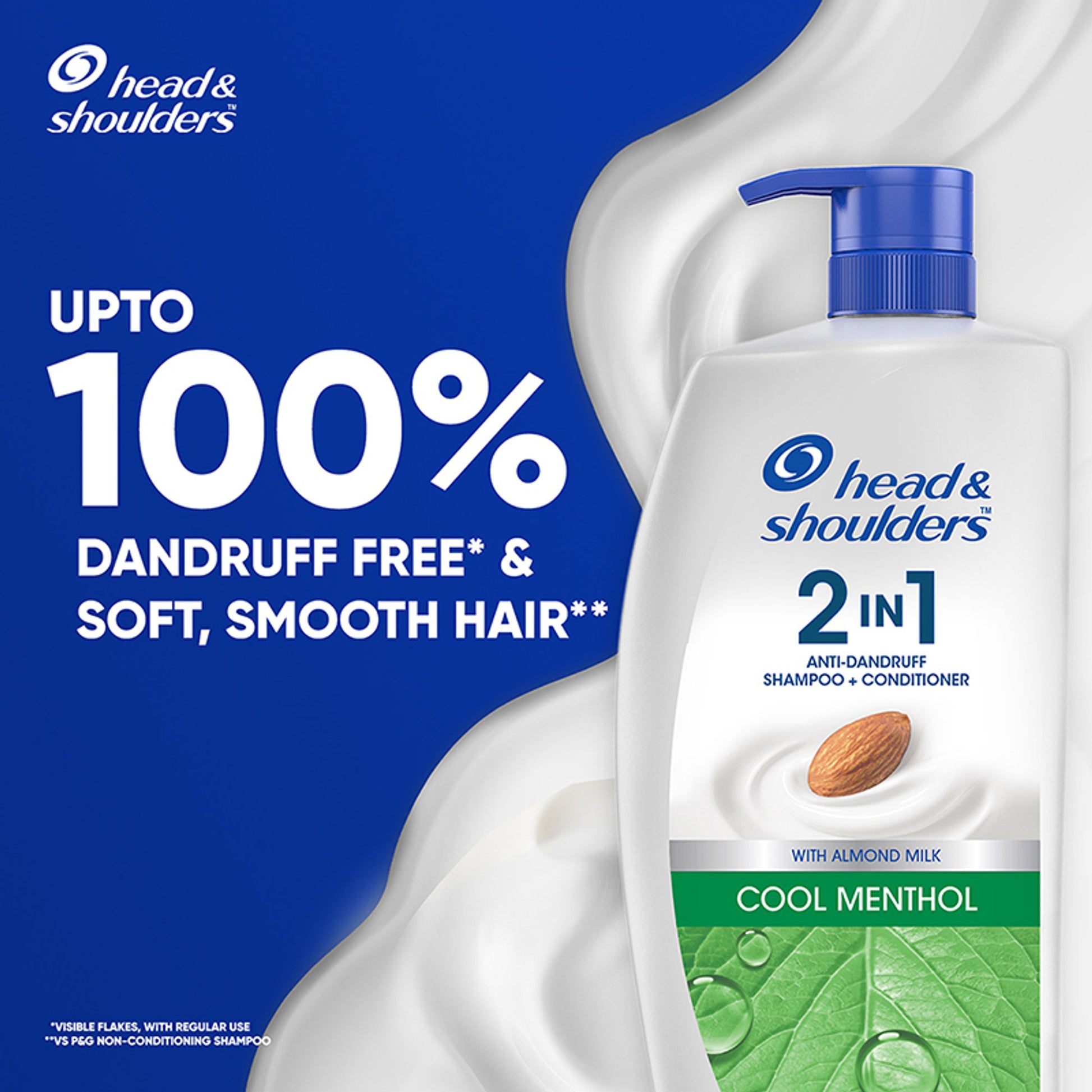 Head & Shoulders Cool Menthol 2-in-1 Anti-Dandruff Shampoo + Conditioner