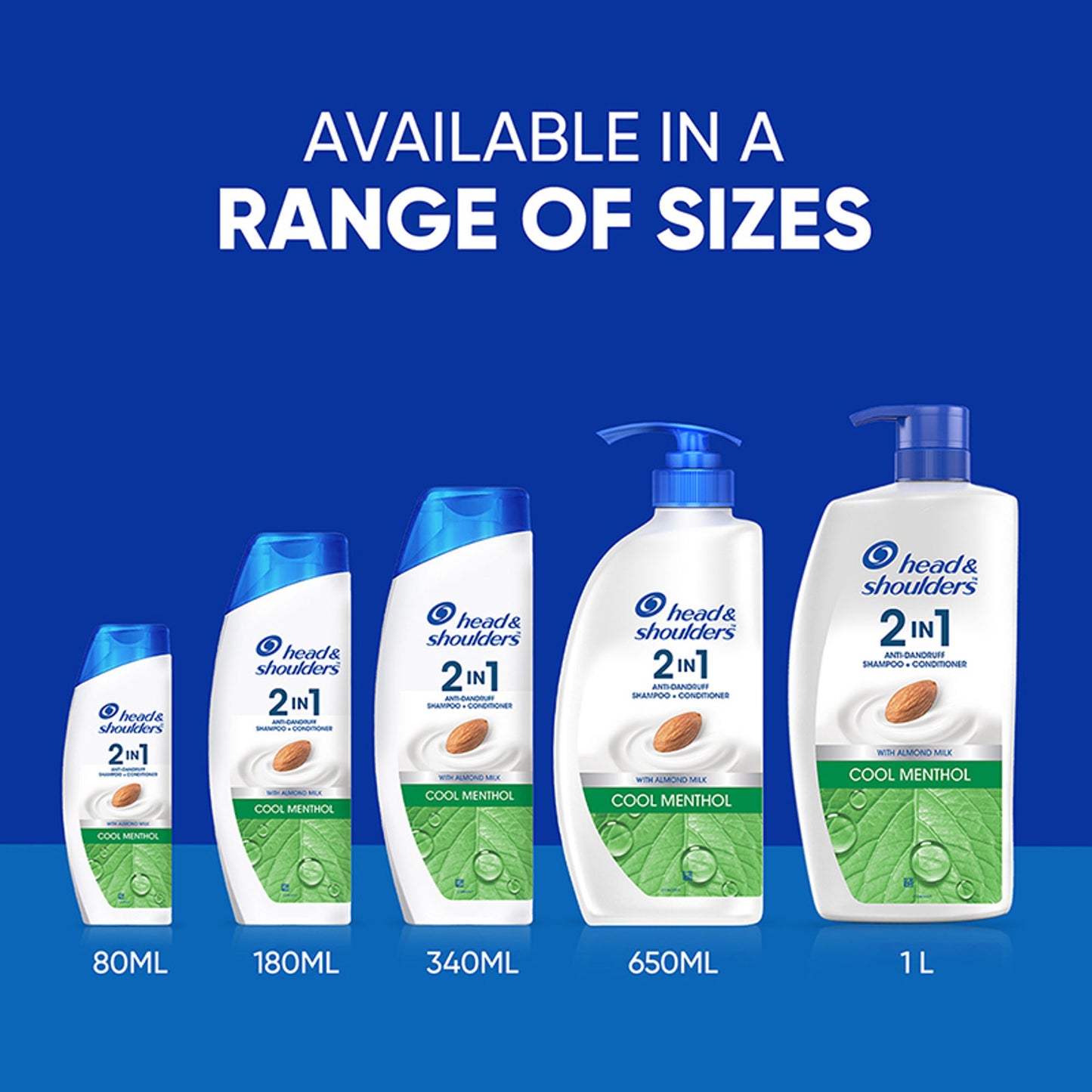 Head & Shoulders Cool Menthol 2-in-1 Anti-Dandruff Shampoo + Conditioner