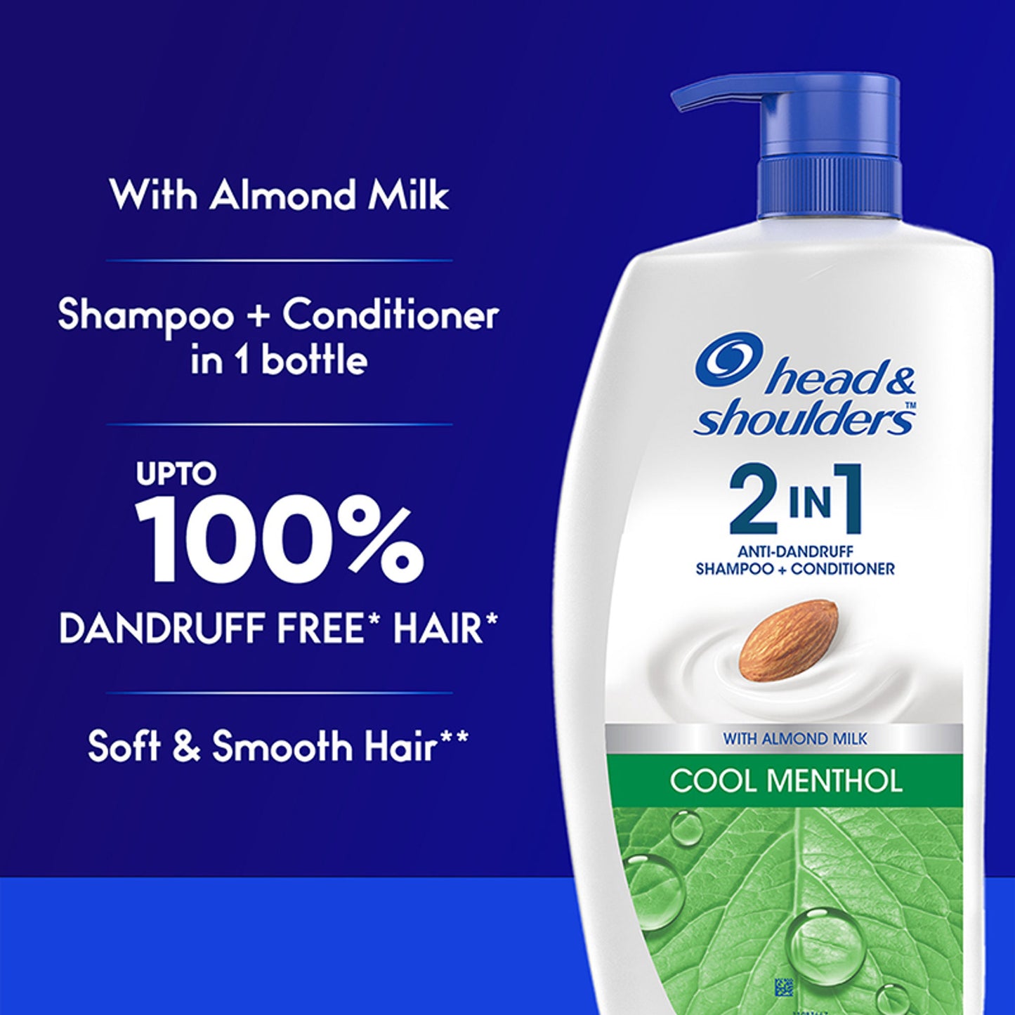 Head & Shoulders Cool Menthol 2-in-1 Anti-Dandruff Shampoo + Conditioner