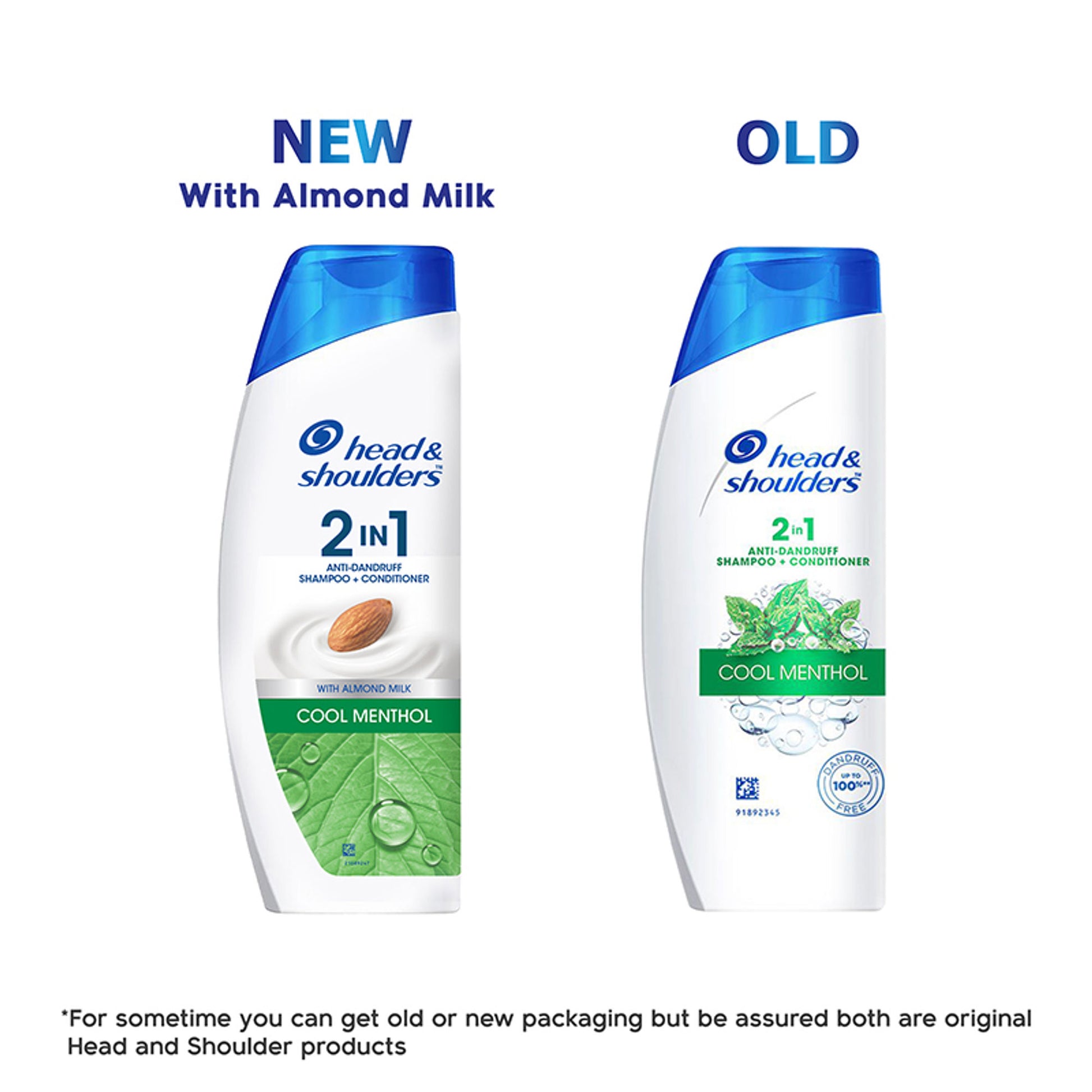 Head & Shoulders Cool Menthol 2-in-1 Anti-Dandruff Shampoo + Conditioner