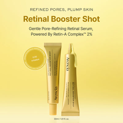 Arencia Retinal Booster Shot Serum with 2% Retinal & Caffeine For Pore Tightening & Firming